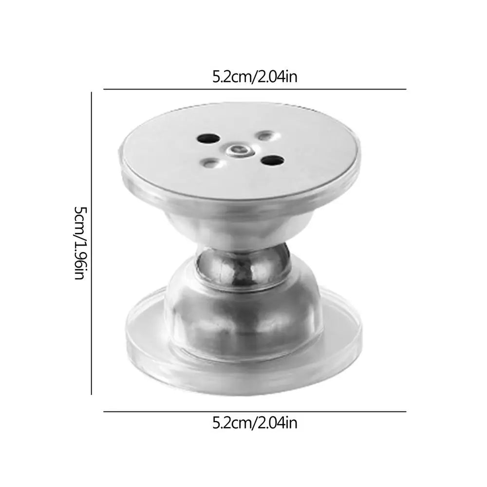 Magnetic Door Stopper Stainless Steel Door Holder Security Door Wall Protector Free-punch Door Suction Magnetic Catch Door Stops