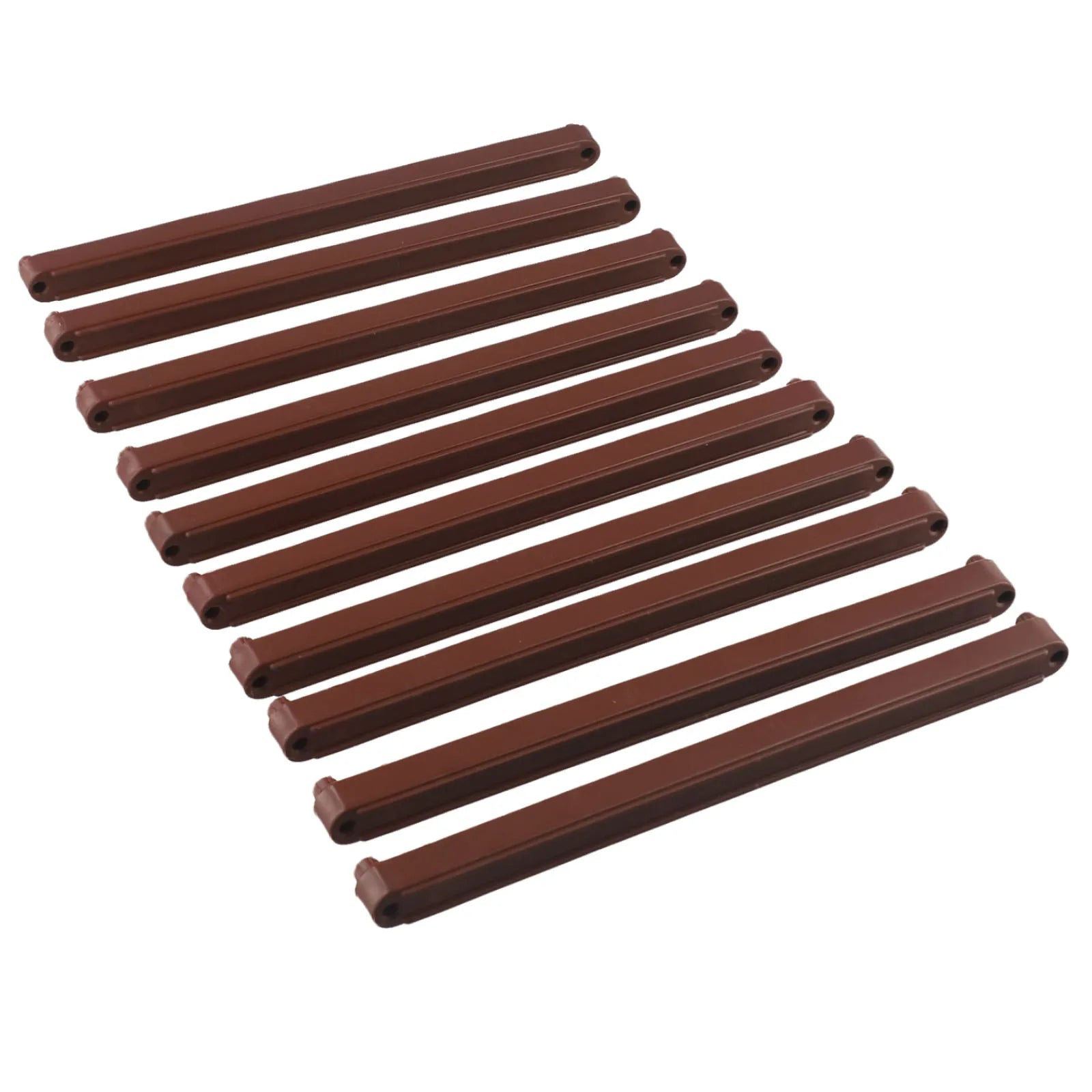 10 Pieces Plastic Drawer Slides Replacement Draw Runners 180 235 298mm Suitable for Drawers and Cabinet Grooves