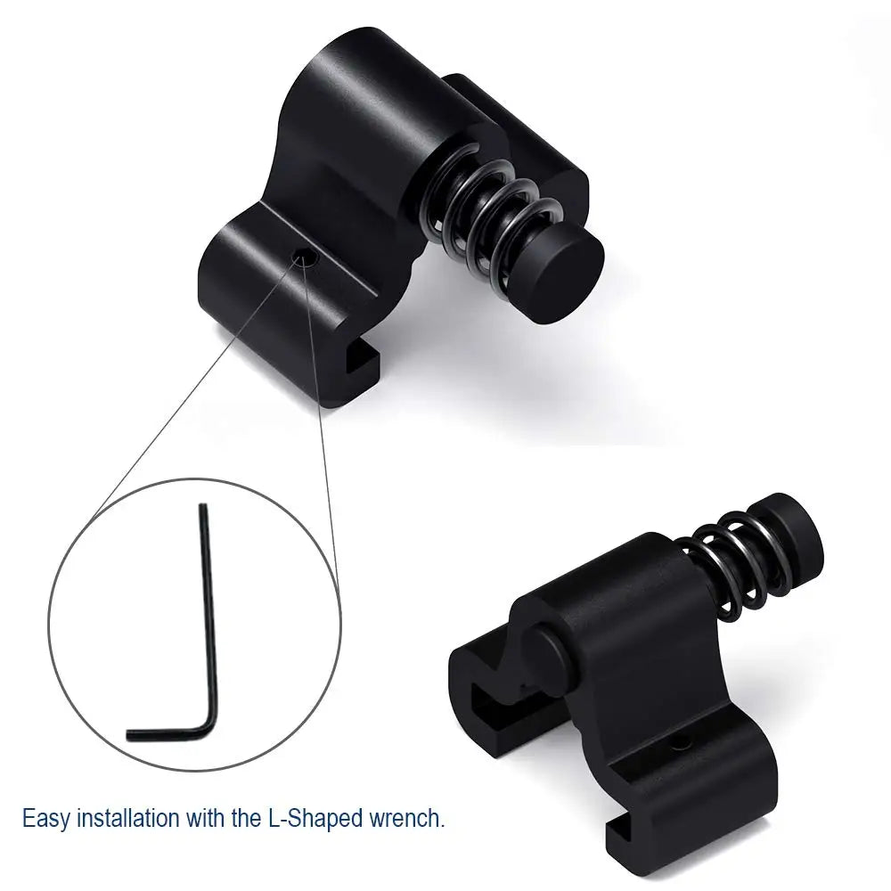 Sliding Barn Door Stopper for 40mm Width Flat Track Adjustable Door Stoppers Replacement Part Rail Track Hardware Accessories