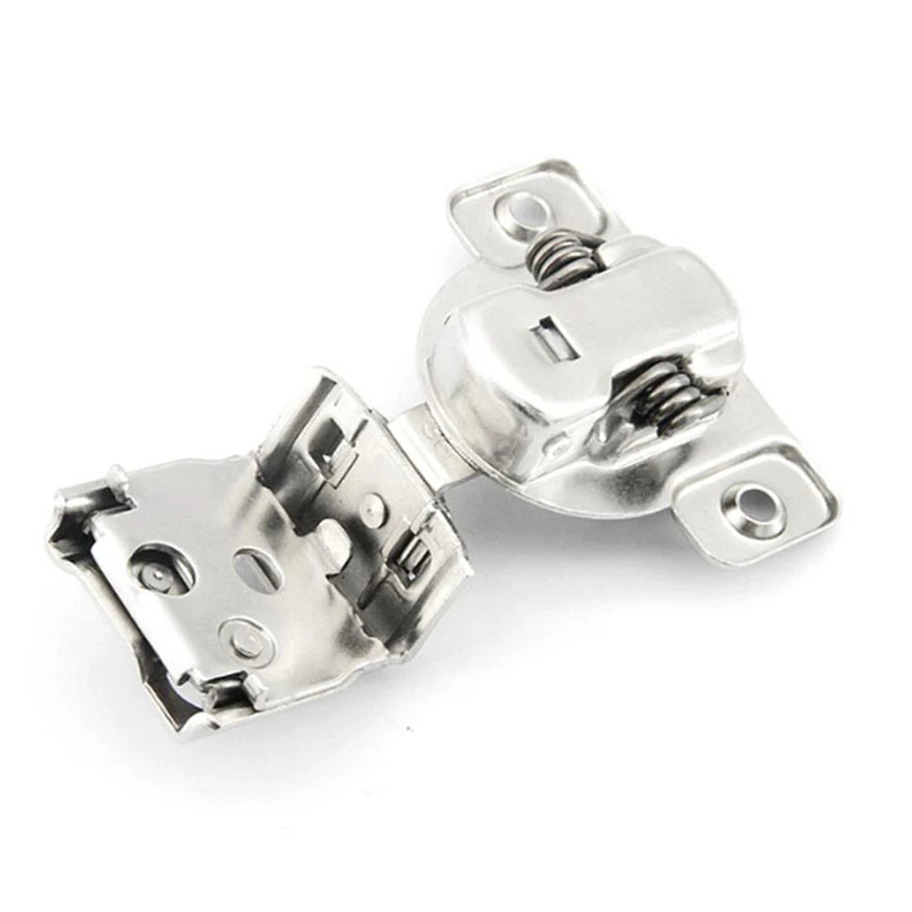 2Pcs Soft Closing Cabinet Hinge Overlay Self Slow Close Door Hinges for Kitchen Cabinets Face Frame Concealed Hinges Door Damper