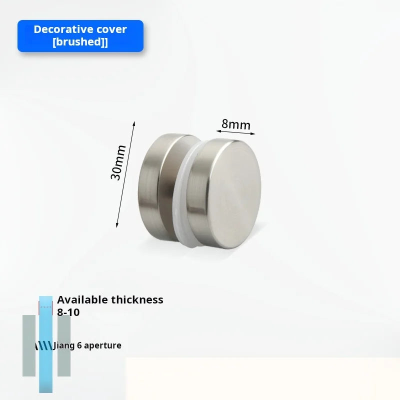 Glass Door Handle Bathroom Door Shower Door Handle Sliding Door Display Cabinet Wine Cabinet Barn Door Single Hole Round Knob