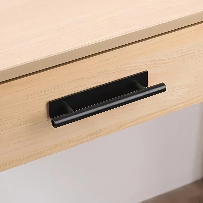 Modern Self-Adhesive Plastic Door Handles, Sliding Doors, Easy-Paste Installation, Door Handles for Cabinets