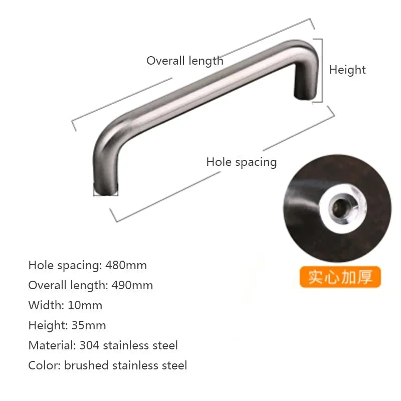 Modern Simple Wardrobe Door Handle, 304 Stainless Steel European Black Cabinet Single Hole Drawer Small Pull, Drawer Knob