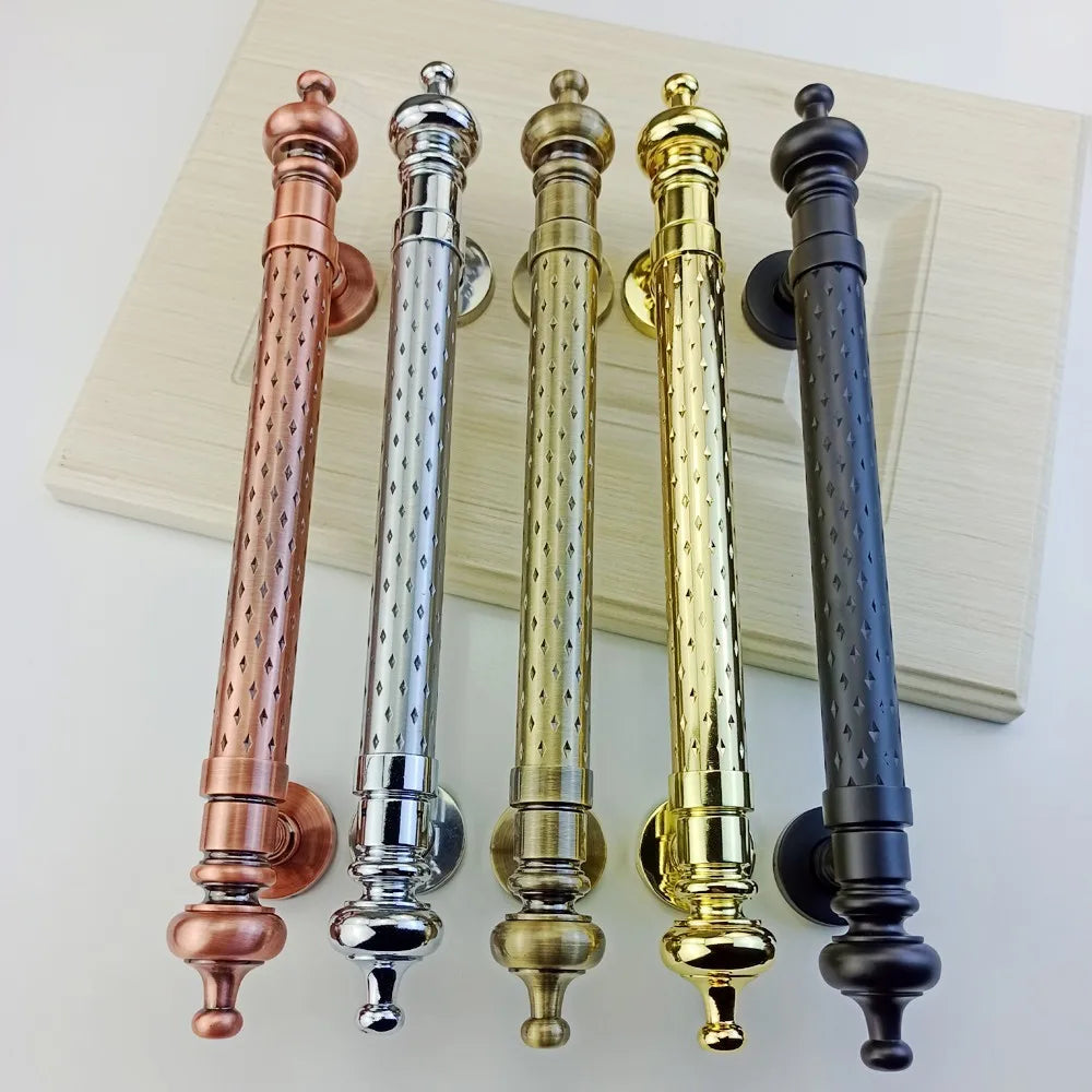 255mm/290mm/345mm Furniture Wooden Door Handle For Bathroom Bedroom Restaurant Sliding Door Handle Wardrobe Gate Pulls Handles