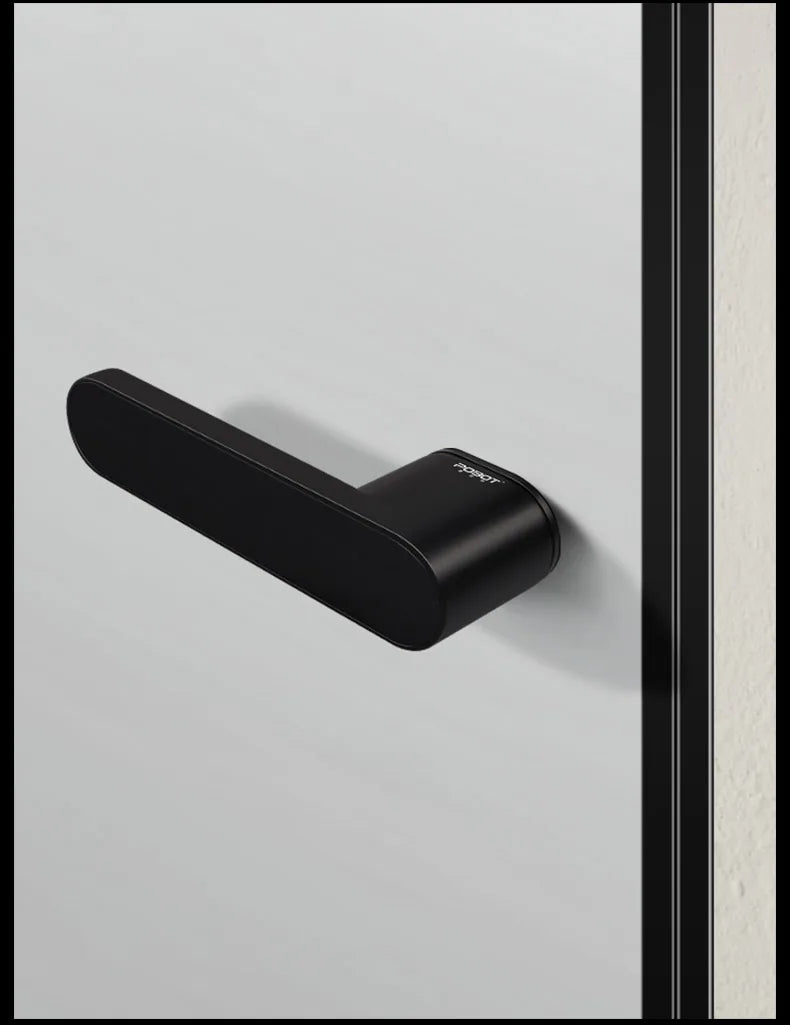 2023 New Ecological Door Lock Indoor Magnetic Suction Silent Minimalist Door Lock Bedroom Door Lock Modern Simple Door Handle
