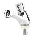 Basin Sink Bathroom Faucet Deck Mounted Cold Single Water Basin Tap Time Delay Lavatory Sink Tap Water Saving Household Tap