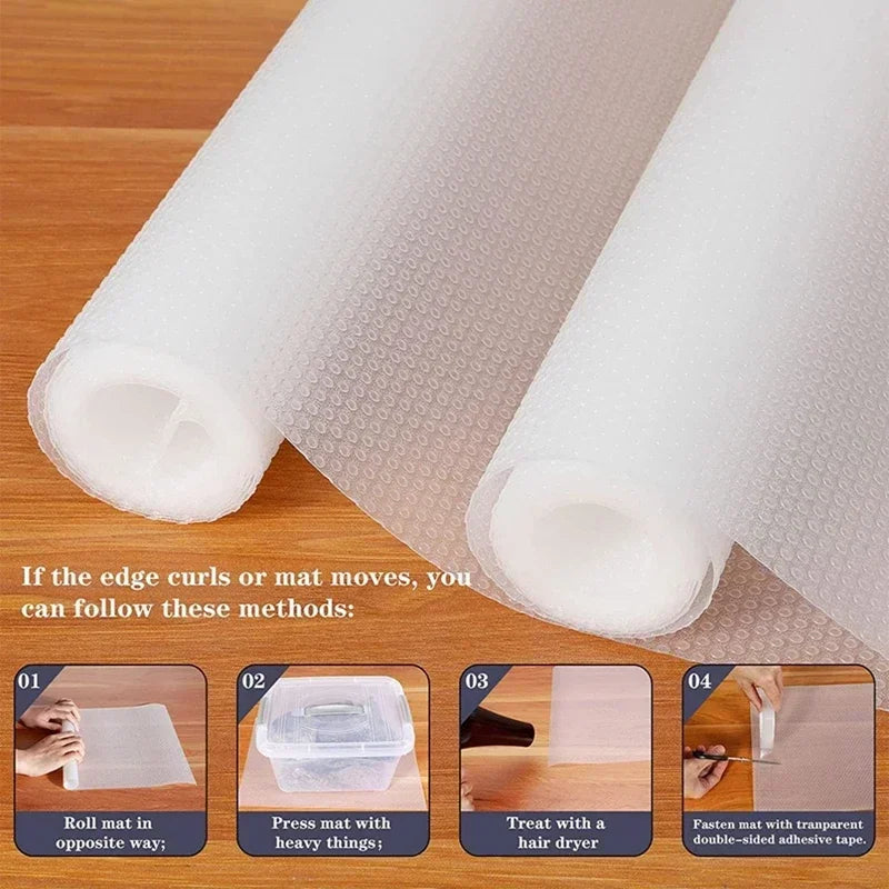 Drawer mat,shelf mat, non-slip waterproof wardrobe placemat,table mat,paper cabinet mat,kitchen drawer mat 30/45/50/60 * 150CM