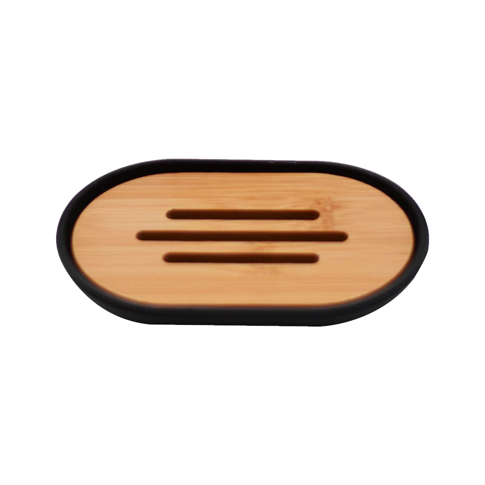 Bamboo Bathroom Accessories Toilet Brush Toothbrush Holder Gargle Cup Soap Holder Lotion Dispenser Bathroom Essential Accessory