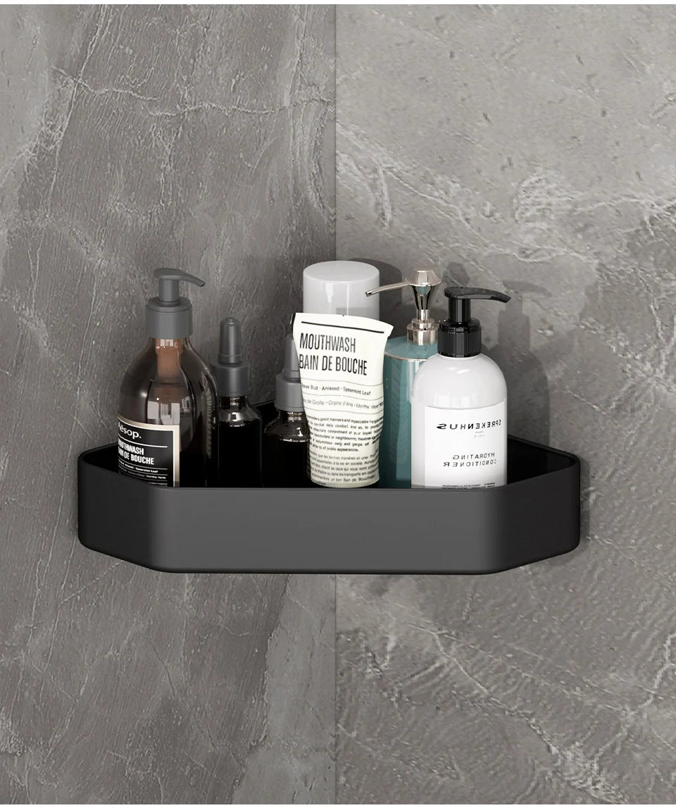 Bathroom Shelf Bathroom Makeup Shampoo organizer Aluminium Bathroom Organizer Shower Shelf Bathroom Accessories