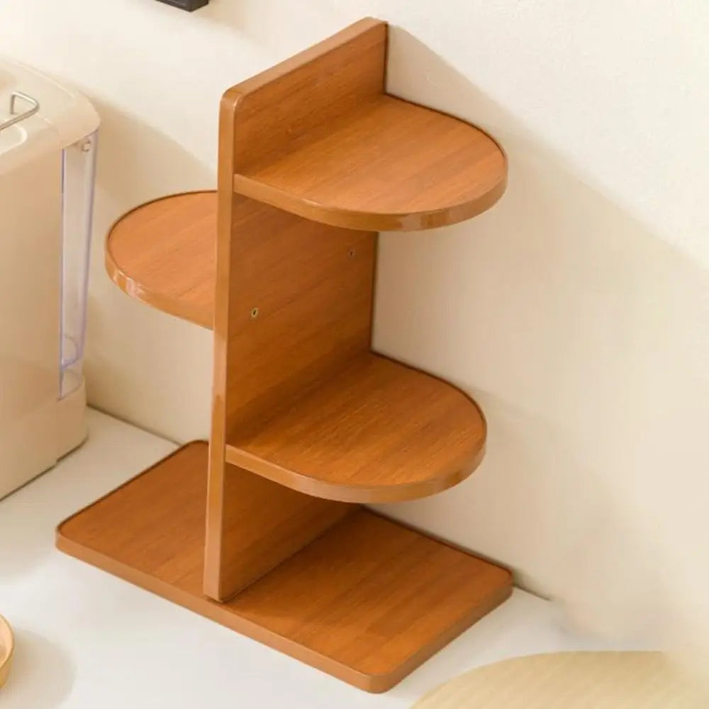 Practical Large Capacity Spice Storage Rack Anti-drop Space Saving Cup Holder Decorative Seasoning Bottle Holder Countertop