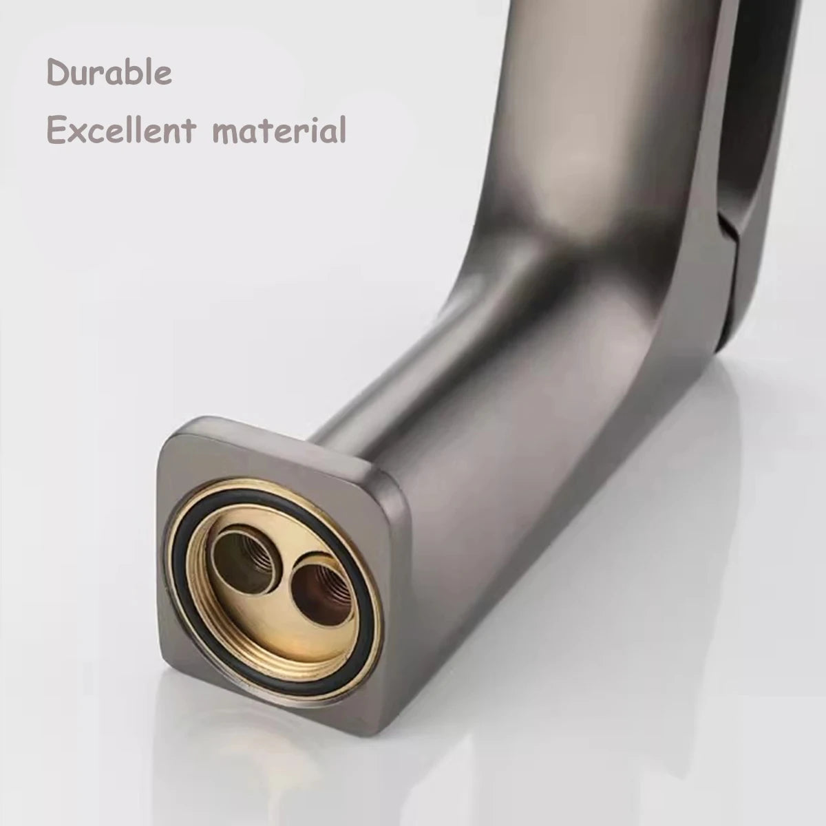Brass Core Modern Bathroom Sink Faucet Single Handle Deck Mounted Wash Basin Water Tap Hot And Cold Mixe