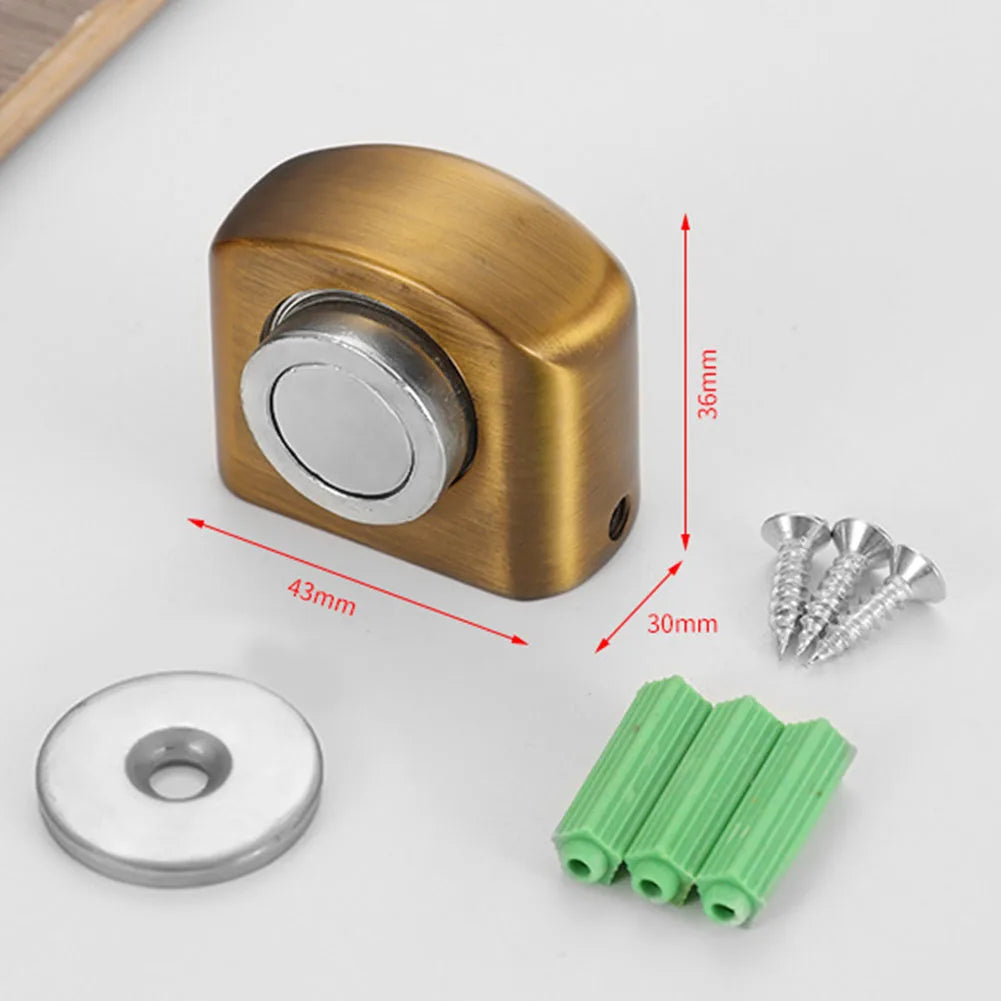Door Holder Home Improvement Magnetic Door Stopper Easy To Install Modern Minimalist Design Reliable Manual Control