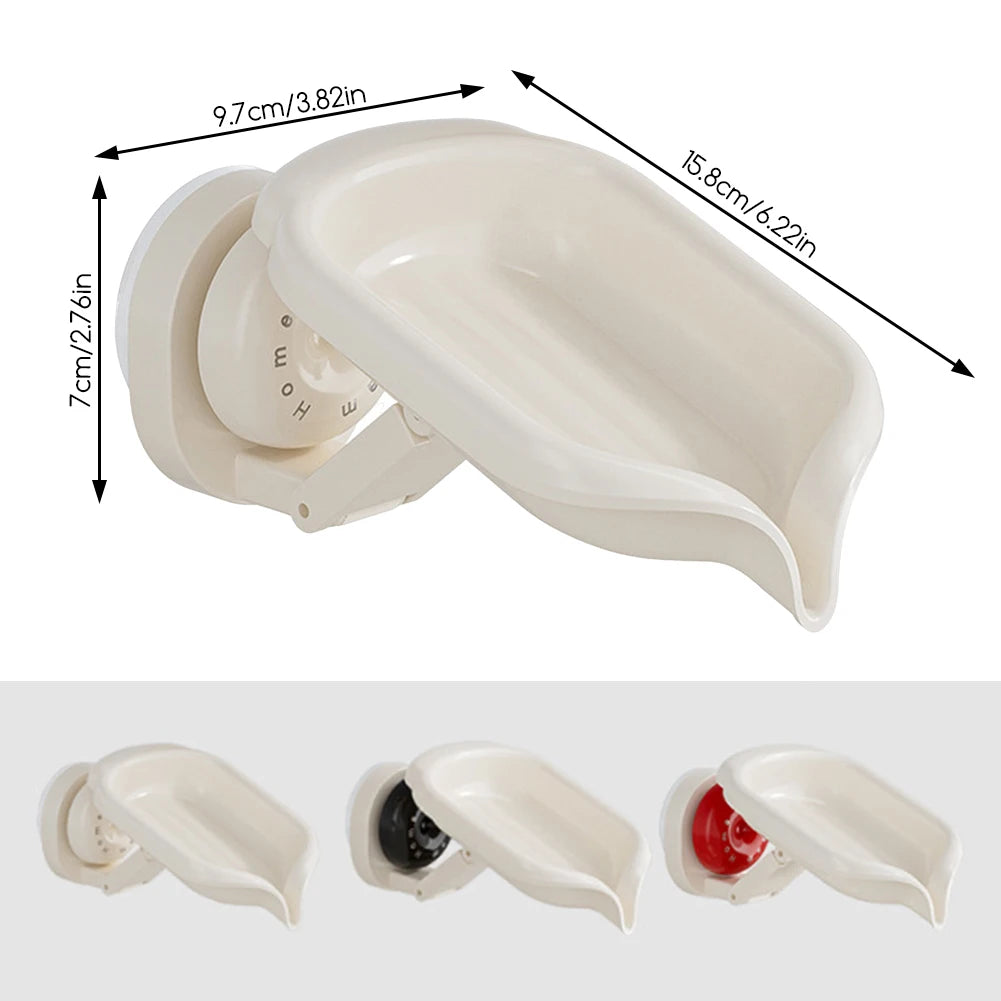 Soaps Dish For Shower Rapid Self-Draining System Keeps Soaps Dry. Modern Bathroom Essential