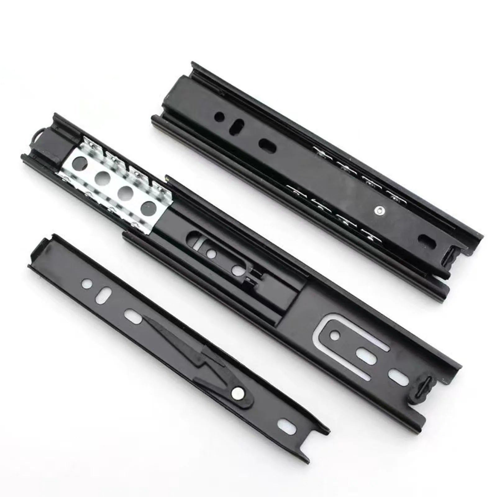 Drawers Slideway 45mm Slide Rail 2Pcs 45mm 5 Inches 6 Inches 8 Inches Durability Accessoires For Office Drawers