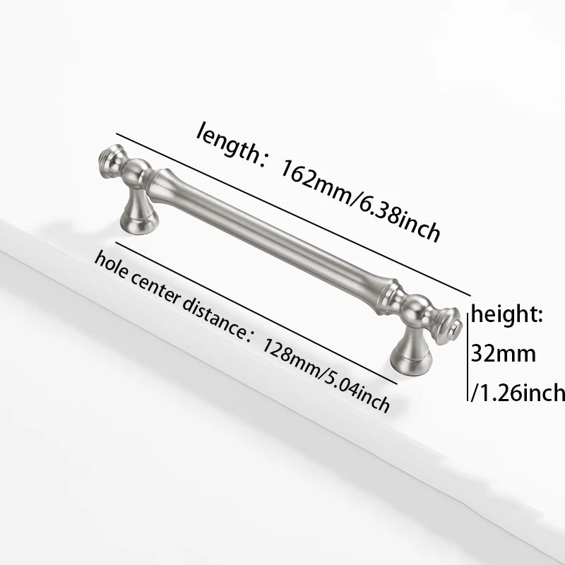 Furniture handles for kitchen cabinets, dressing table drawers, and wardrobes, durable and suitable for home decoration