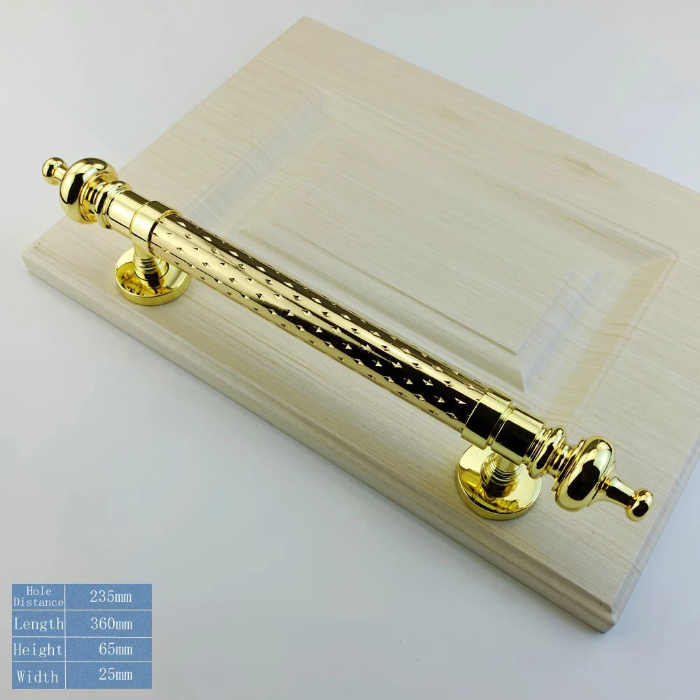255mm/290mm/345mm Furniture Wooden Door Handle For Bathroom Bedroom Restaurant Sliding Door Handle Wardrobe Gate Pulls Handles