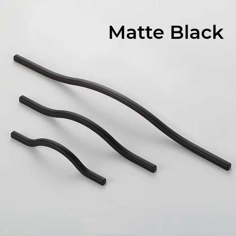 Nordic Handles for Cabinets and Drawers Kitchen Furniture Handles Modern Luxury Gold Wardrobe Drawer Handle Cabinet Door Handle