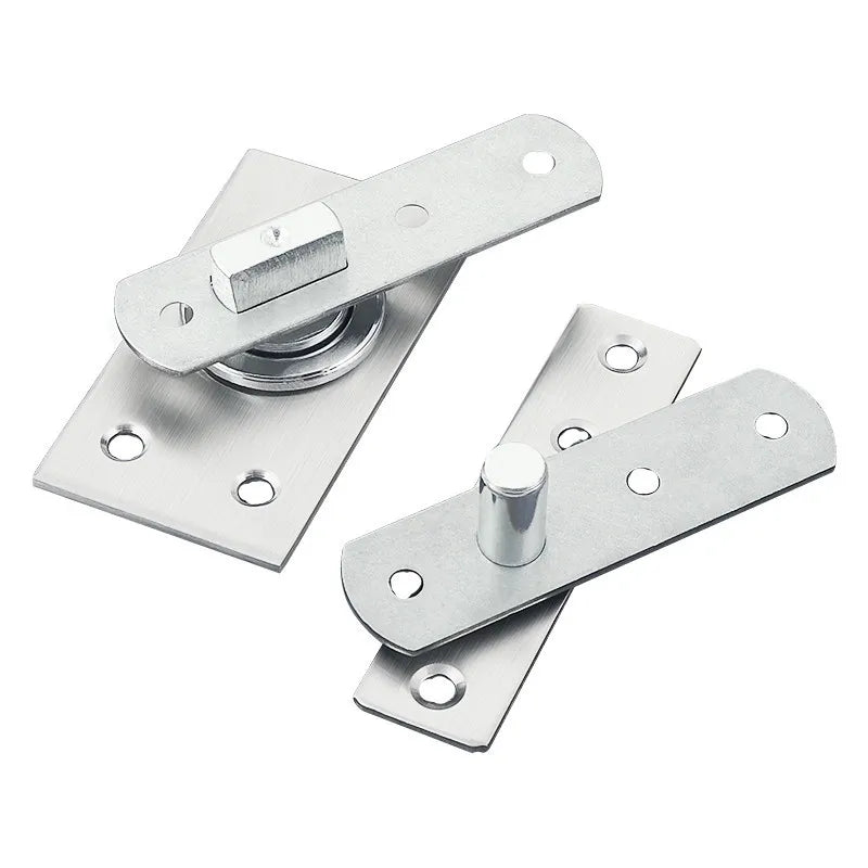 Stainless Steel Pivot Door Hinge Heavy Duty for Wood Shaft Murphy Hinge Up and Down Doors Rotating Hinges Location Shaft Hinge