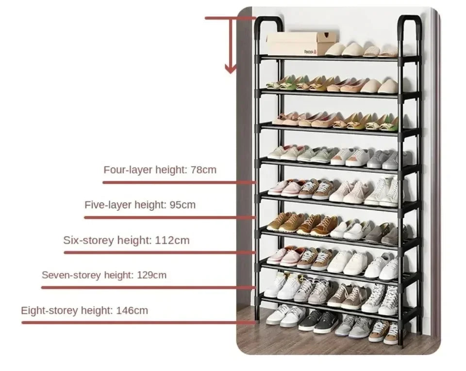 1 Pc Shoe Rack Metal Shoe Rack Footwear Shoe Rack Home Furniture Living Room Shoe Storage Rack