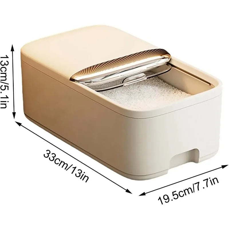 Rice Storage Containers Can Keep Rice Fresh Prevent Moisture and Pests and Are Suitable for Kitchen Storage