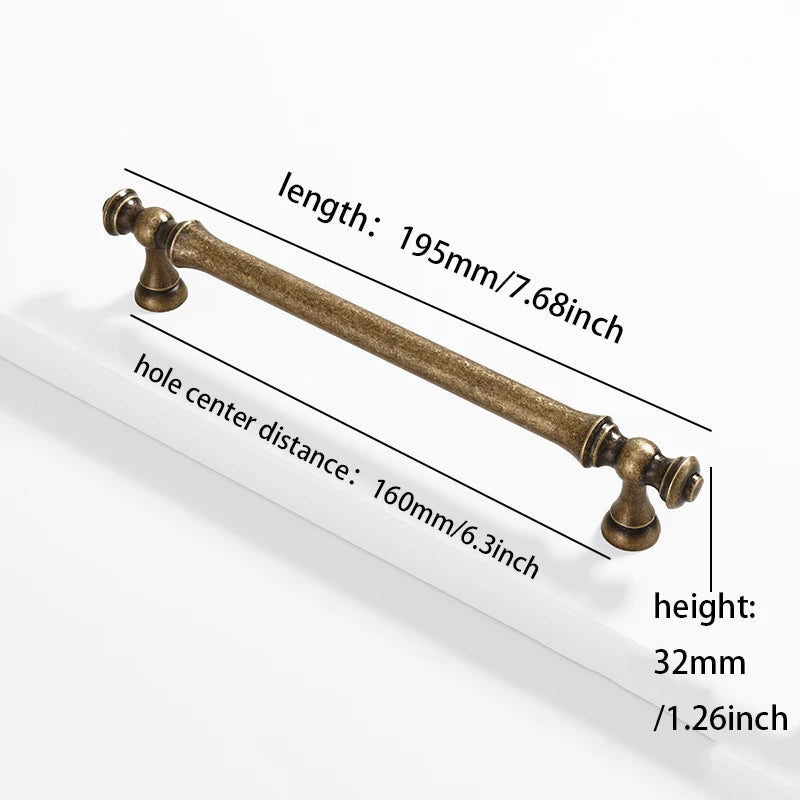 Furniture handles for kitchen cabinets, dressing table drawers, and wardrobes, durable and suitable for home decoration