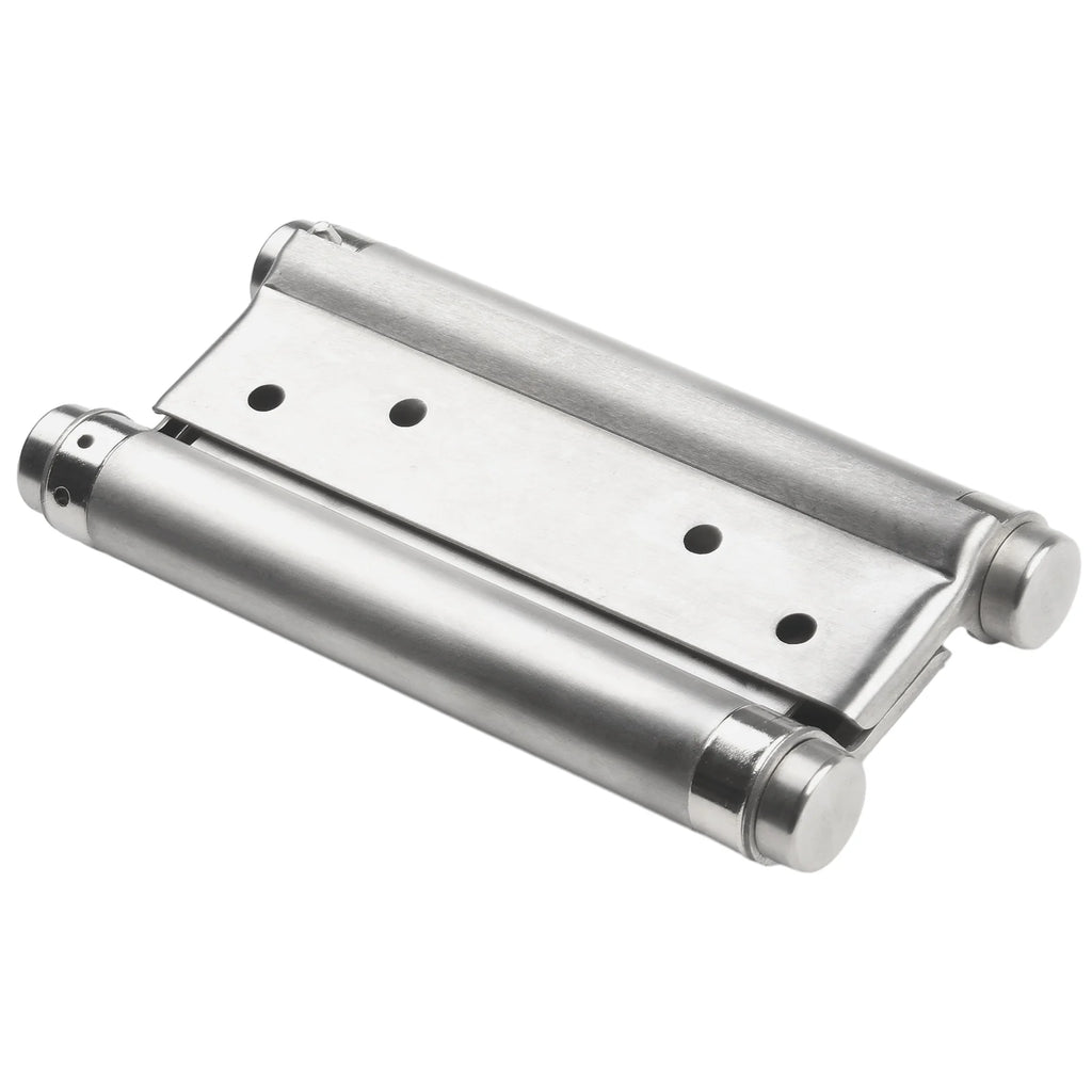 Double Spring Hinge Two-Way Free Door Hinge Stainless Steel  Automatic Door Closing Garage Door Hinges Fence Dedicated Hardware