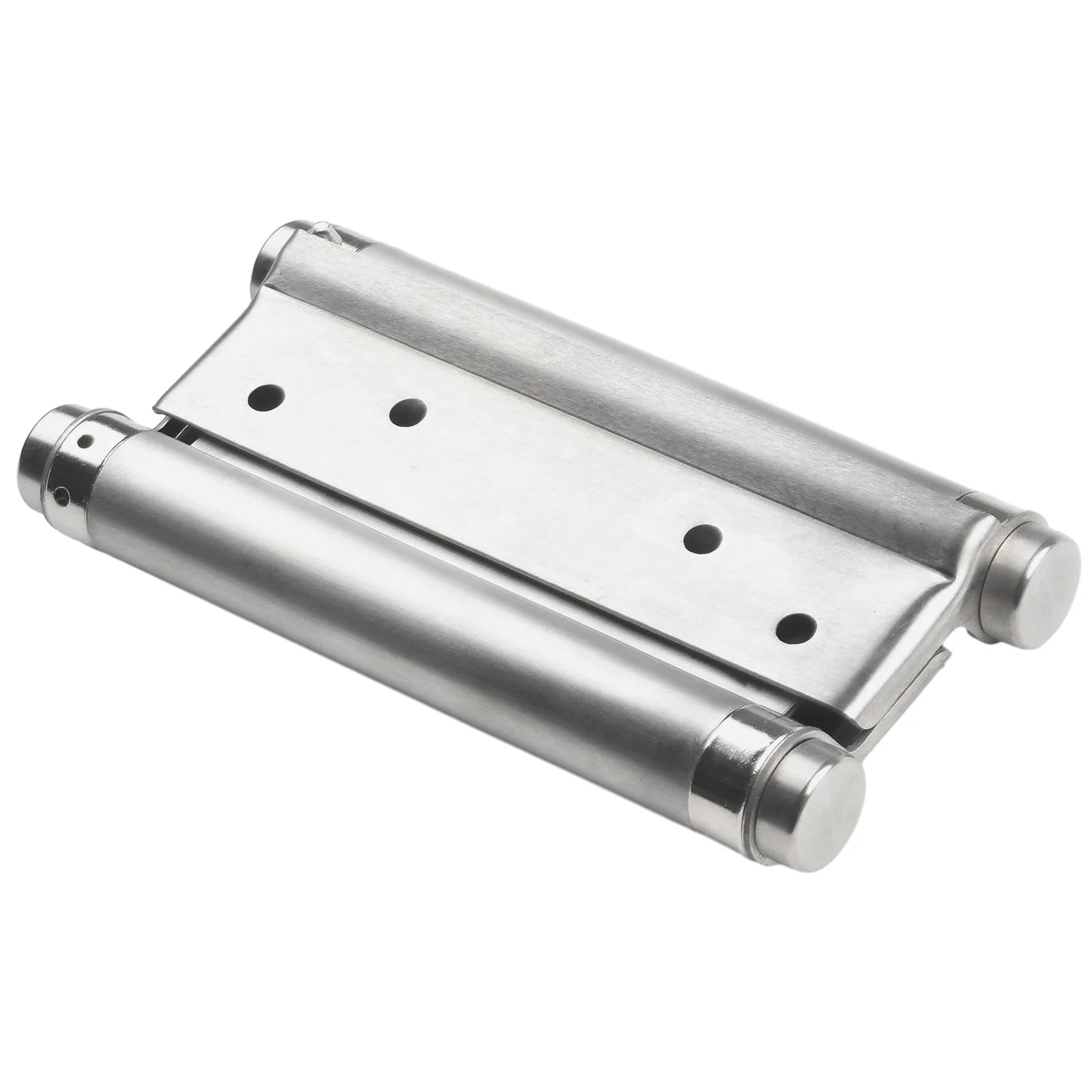 Double Spring Hinge Two-Way Free Door Hinge Stainless Steel  Automatic Door Closing Garage Door Hinges Fence Dedicated Hardware