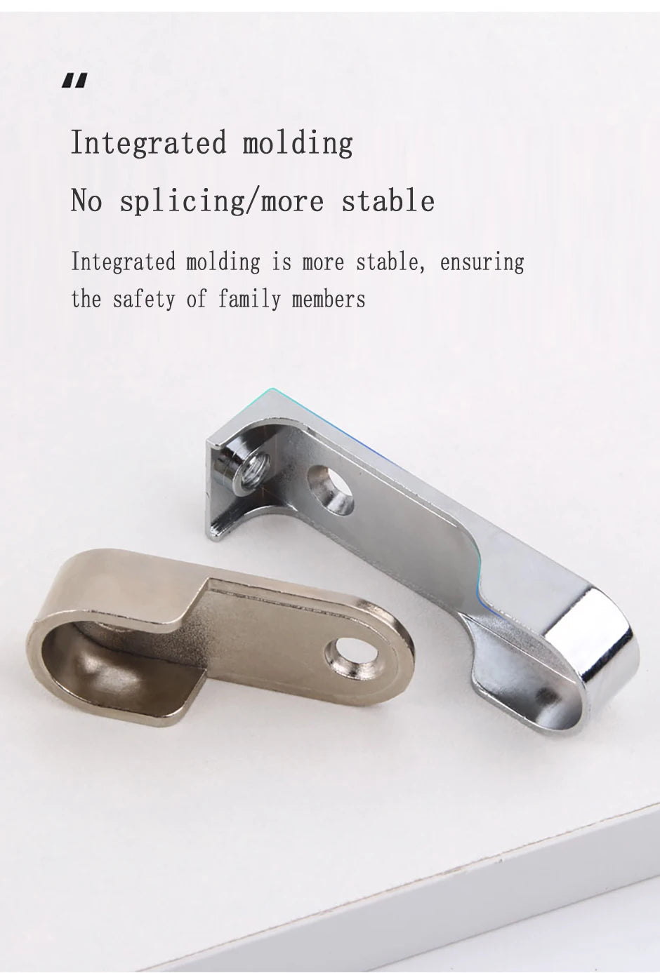 2/4/PCS Wardrobe Clothes Tube Support Closet Rod Pole End Bracket Thickening Holder Cupboard Hardware Furniture Accessories