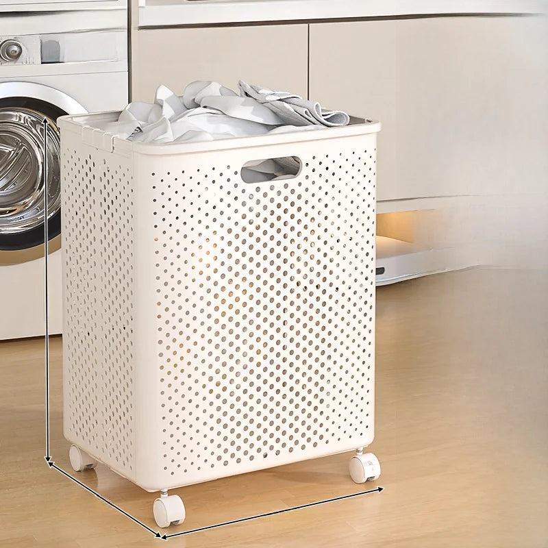 Bathroom Dirty Clothes Basket Laundry Hamper Stackable Storage Basket High Aesthetic Value Toilet Clothes Storage