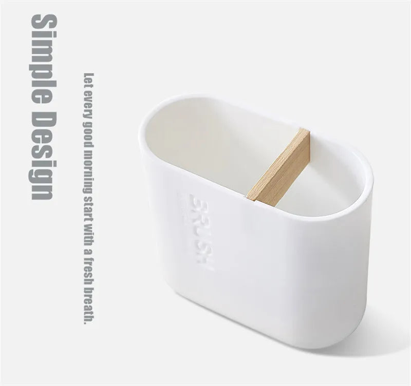 Bamboo Bathroom Accessories Toilet Brush Toothbrush Holder Gargle Cup Soap Holder Lotion Dispenser Bathroom Essential Accessory