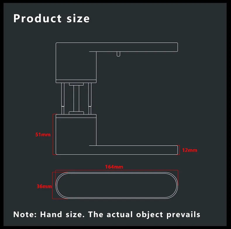 2023 New Ecological Door Lock Indoor Magnetic Suction Silent Minimalist Door Lock Bedroom Door Lock Modern Simple Door Handle