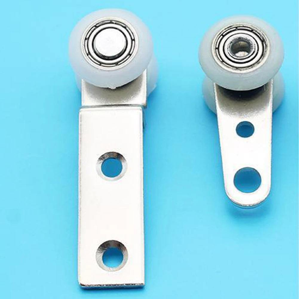 Sliding Door Pulley Hanging Wheel Curtain Track Pulley Block Sliding Door Roller Cabinets Bearing Hanging Wheel Hardware  ﻿
