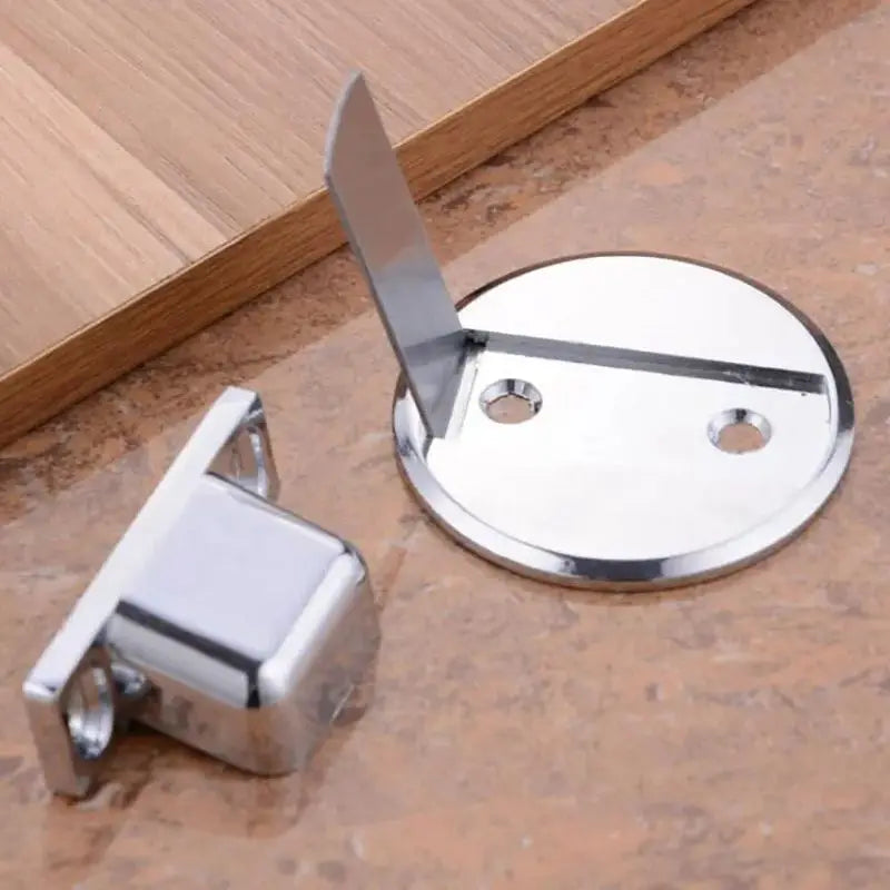 Magnetic Door Stop, Hidden Magnetic Door Stopper,Zinc Alloy,Floor Mount Self Adhesive & Punched Door Catch Doorstop,самозажимной