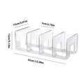 Handbag storage rack Organizer 4 Slots Transparent Closet Purse Storage rack Acrylic wardrobe Bag storage holder Purse Display