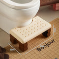 Bathroom Step Stool, Toilet Squat Stool with Non-Slip Design,Portable Foot Rest for Adults & Kids,Practical Bathroom Accessories