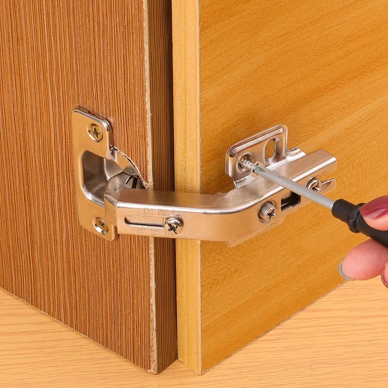 3/1PCS Soft Close Cabinet Hinges 135° Stainless Steel Cupboard Door Concealed Hinges For Corner Replacement Hardware Supplies