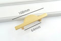 New Chinese Wardrobe Door Handle Golden Cabinet Door Pulls Drawer Shoe Wine Cabinet Handles Long Opposite Furniture Hardware
