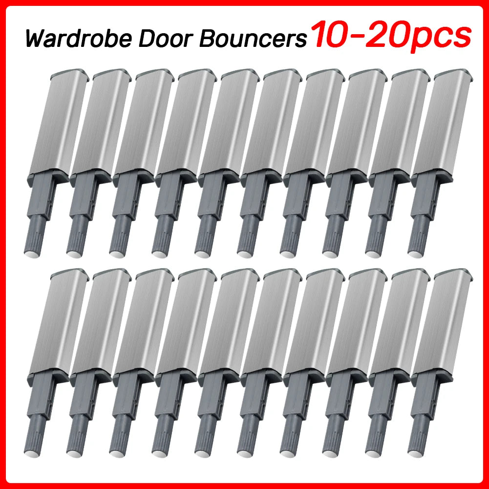 50-10PCS Stainless Steel Cabinet Doors Soft Close Damper Push To Open Drawer Damper Buffer Damper Buffer Soft Quiet Close Closer