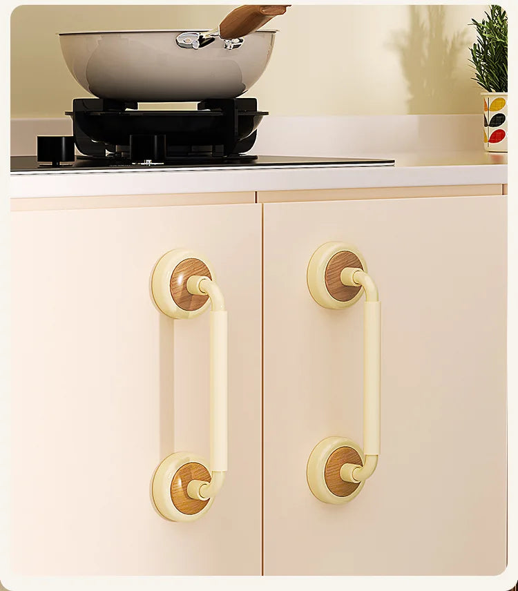 Suction cup door handle, no punching, powerful shower room, kitchen sliding door, glass door, cabinet door, refrigerator handle,
