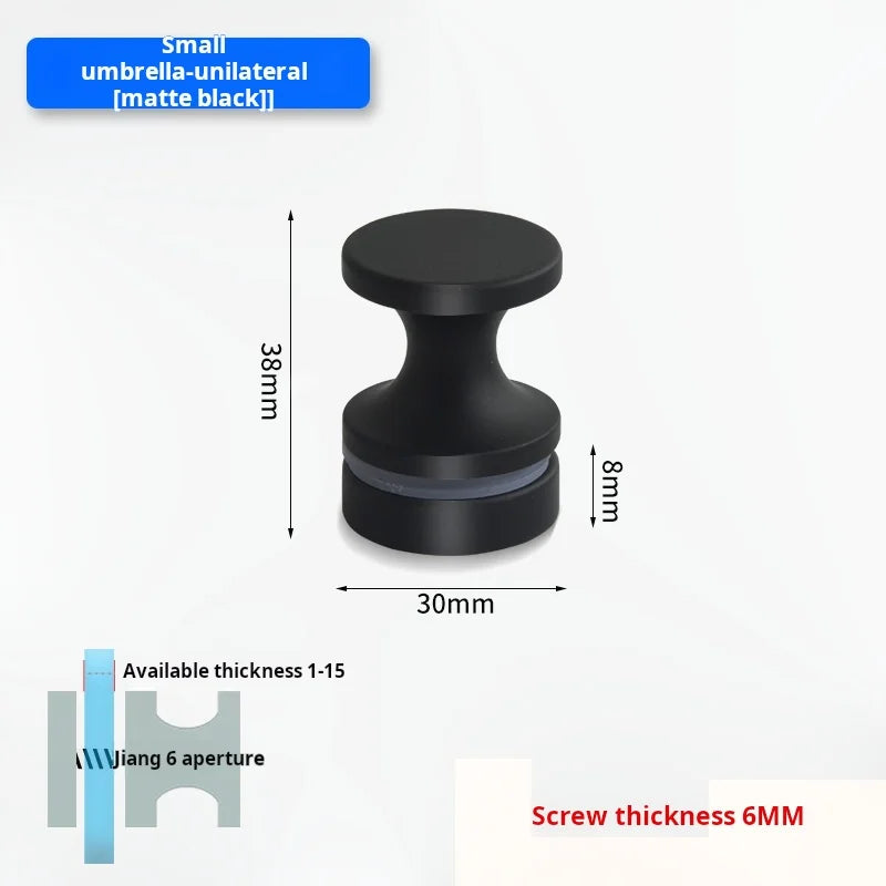 Glass Door Handle Bathroom Door Shower Door Handle Sliding Door Display Cabinet Wine Cabinet Barn Door Single Hole Round Knob