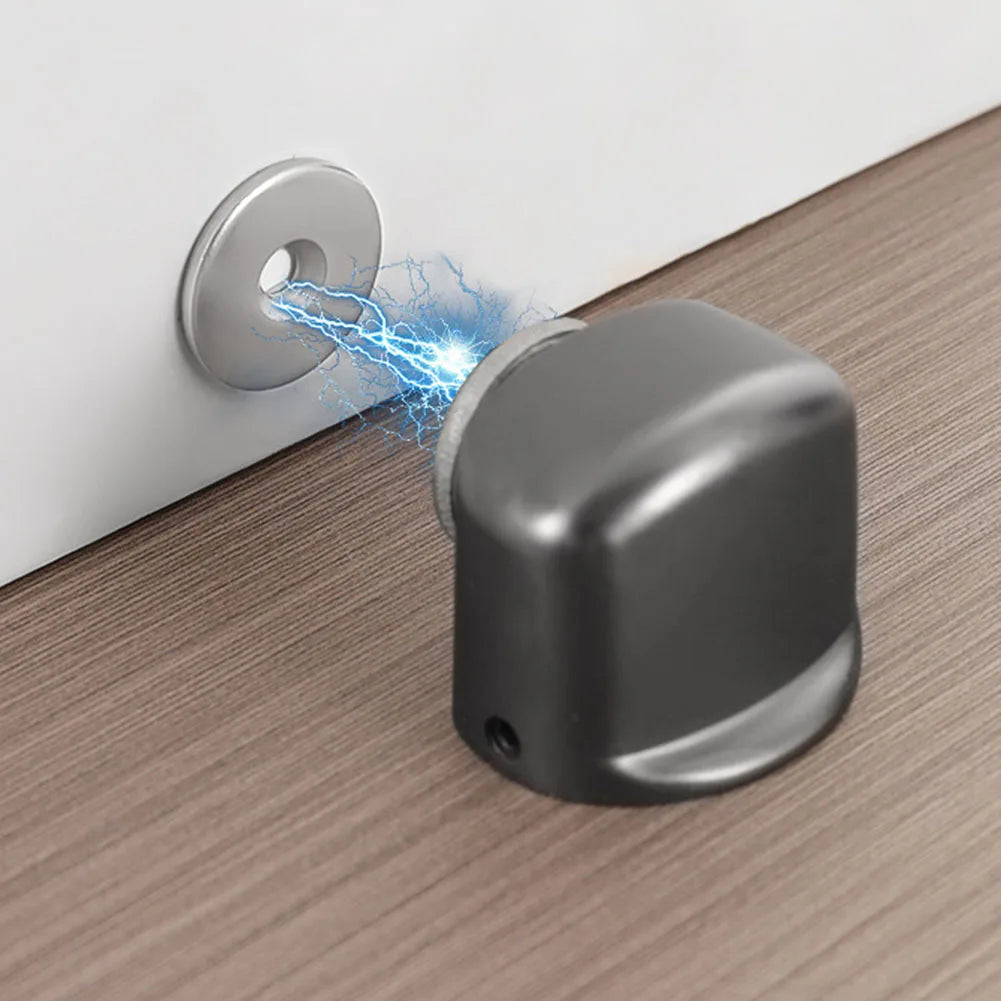 Door Holder Home Improvement Magnetic Door Stopper Easy To Install Modern Minimalist Design Reliable Manual Control