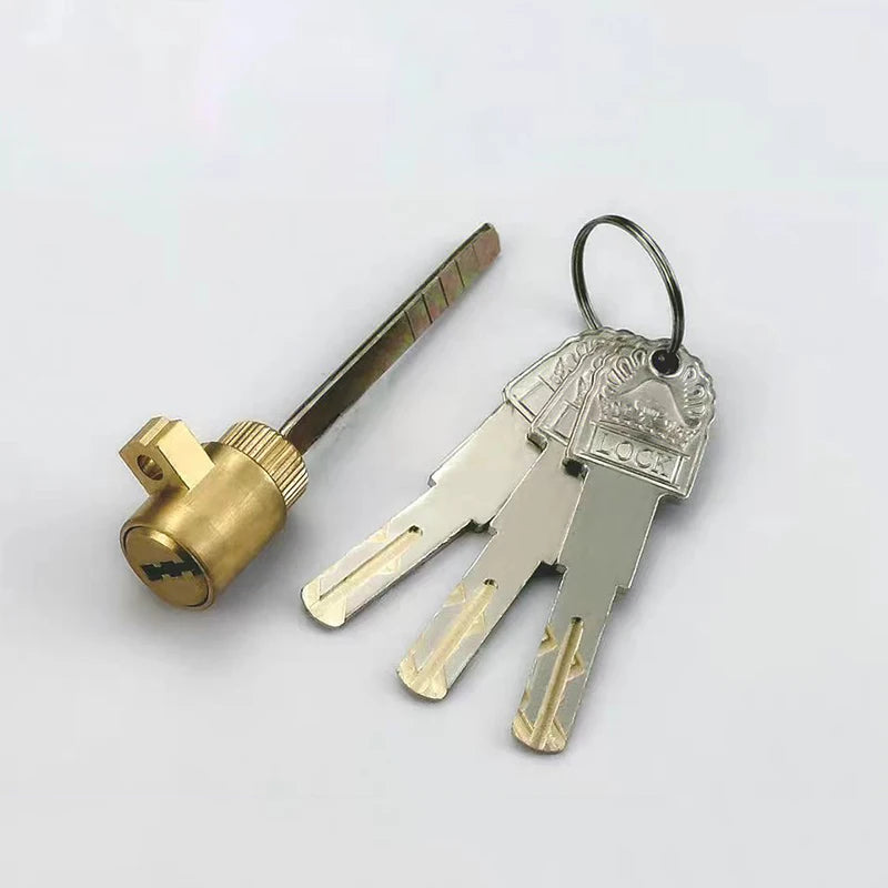 Heart Indoor Door Lock for Bedroom Wooden Door Old-Fashioned Universal Single Lock Cylinder for Kitchen Bathroom Toilet Hotel