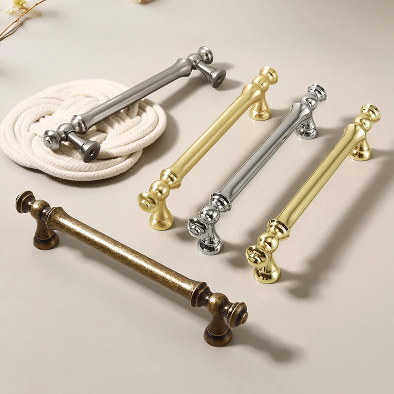 Furniture handles for kitchen cabinets, dressing table drawers, and wardrobes, durable and suitable for home decoration