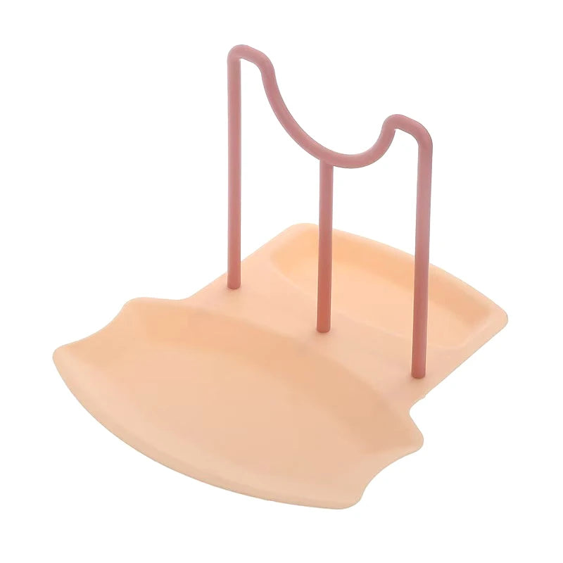 Kitchen Organizer Spatula Pot Lid Rack Shelf Plastic Spoon Rest Utensil Multi-function Dish Rack Organizer Kitchen Cooking Tools