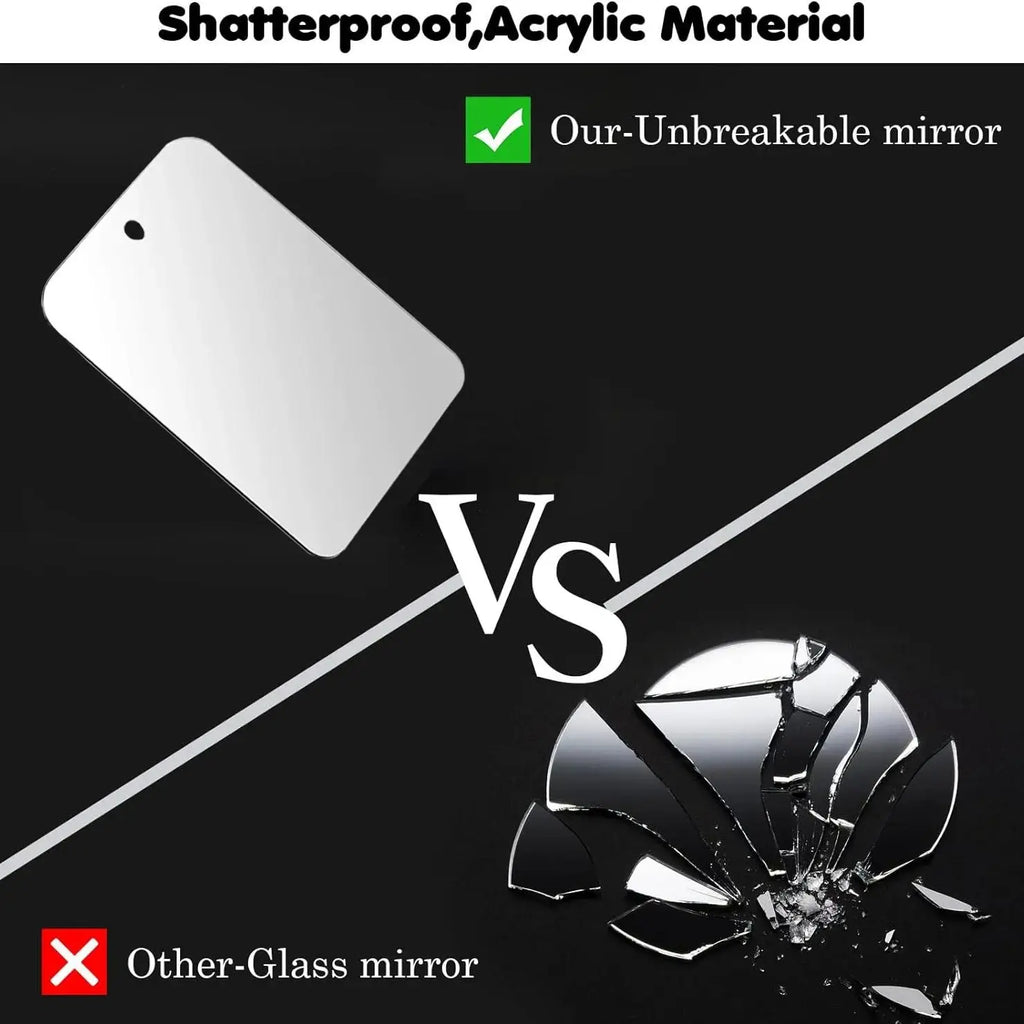 New Acrylic Mirror Shower Shaving Mirror Washroom Travel Accessories For Women Makeup Shaving Bathroom Tools
