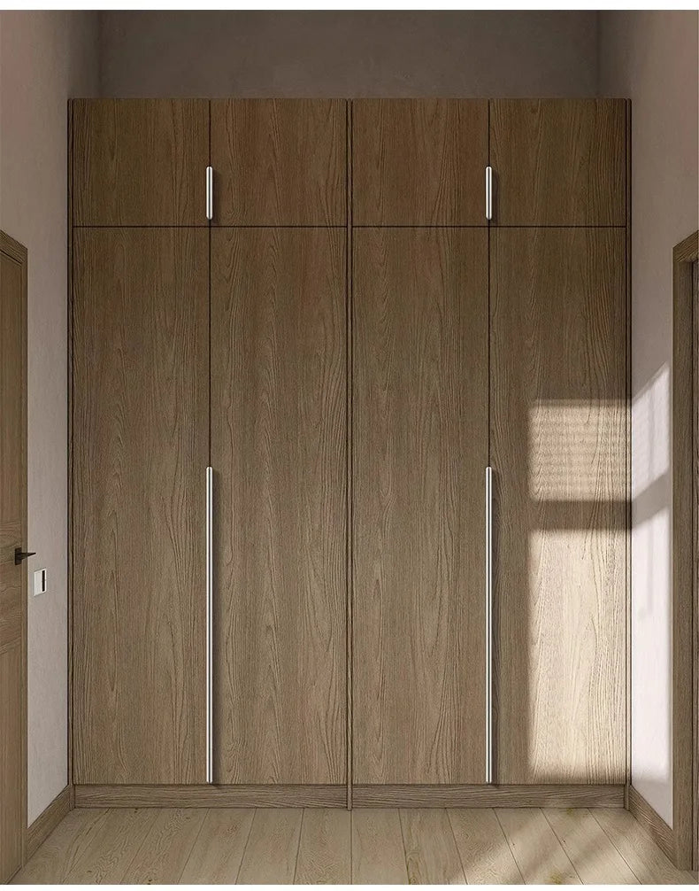 Hidden Minimalist Cabinet Handles for Kitchen Wardrobe | No Drilling Black Edge Pulls | Custom Length 80mm-1200mm Modern Design