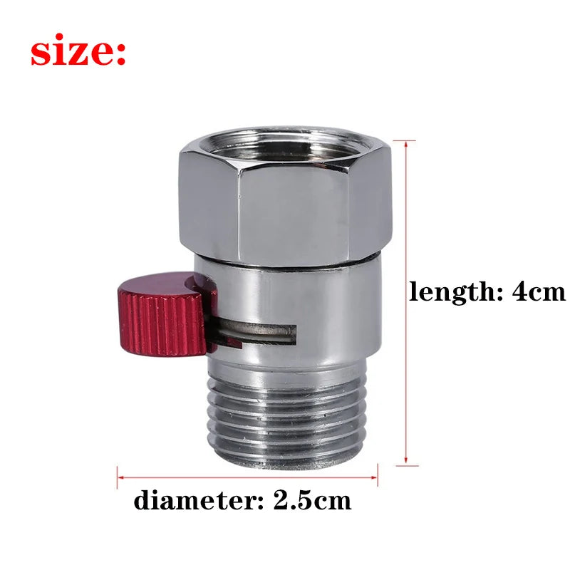 Bathroom Shower  Brass Junction Water Flow Control Valve Straight-through Shut-off Angle Valve Bath Water Tap Accessory