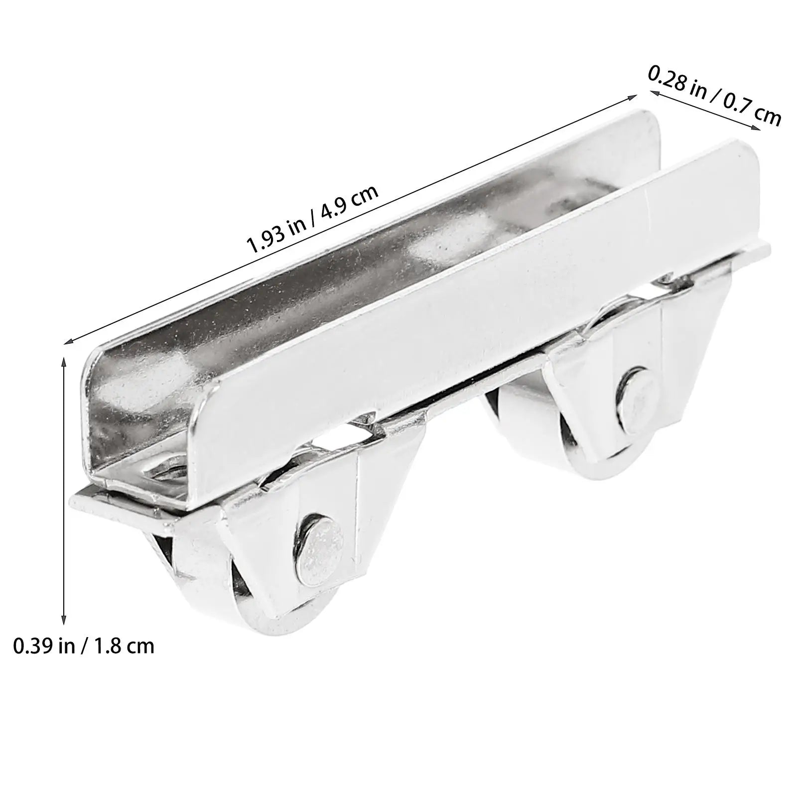 10pcs Sliding Door Wheels For Cabinet Rails Slides Chute Cabinets Roller Pulley Furniture Cabinets Glass Sliding Door Wheel