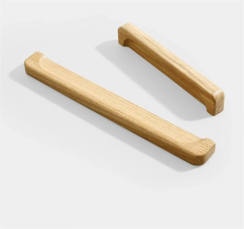 Wooden Cabinet Handles for Furniture Drawer Knobs Kitchen Cupboard Handles Wardrobe Door Knob and Handle Furniture Hardware