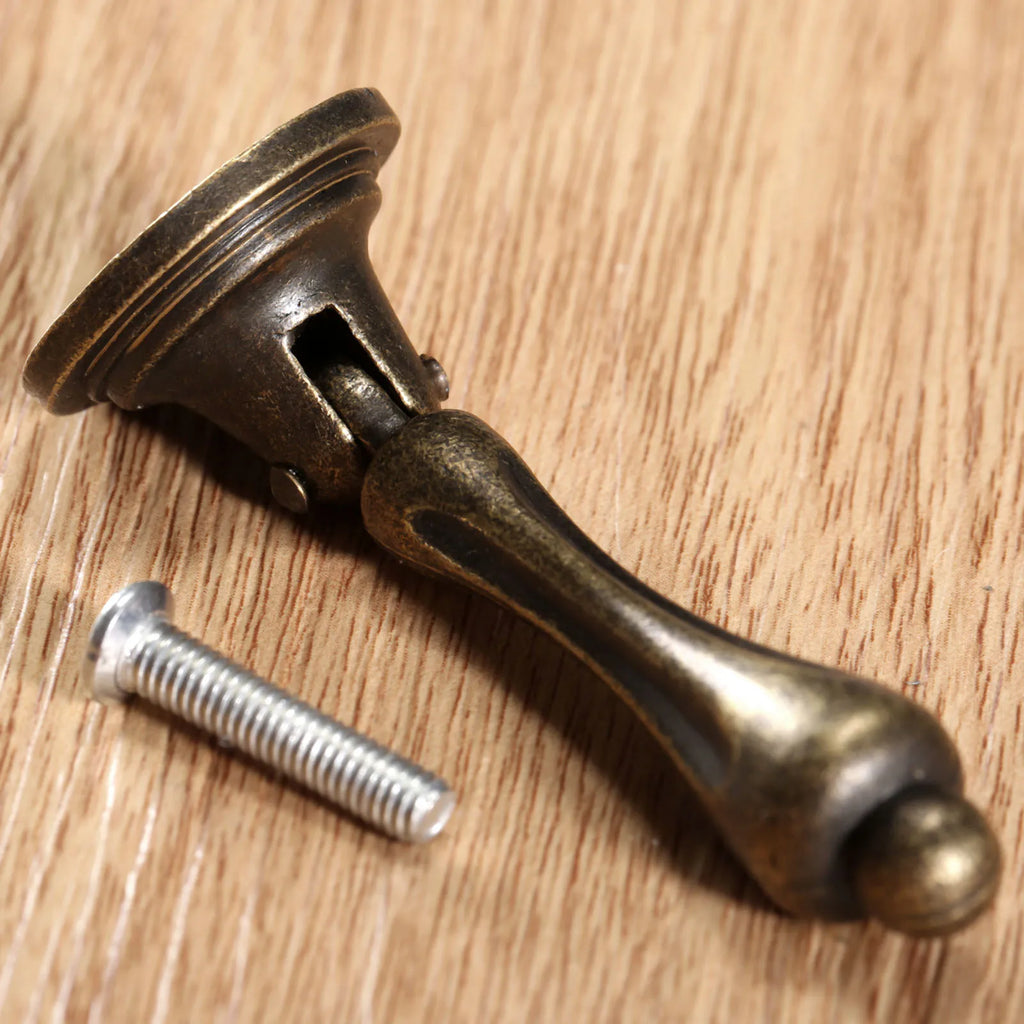 1set Iron Handle Pull Knob Antique Bronze Brass 62x24mm Door Cabinet Metal Knobs Dresser Cupboard Wardrobe Furniture Hardware
